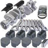 Eagle Chevy 350 1Pc 3.750in Crank 5.700in H-Beam -16cc Inv Dome 4.040in Pistons Balanced Assembly thumbnail 3
