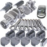Eagle Chevy 350 1Pc 3.750in Crank 6.000in H-Beam -5cc Flat Top 4.040in Pistons Balanced Assembly thumbnail 1
