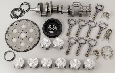 Eagle Chevy 350 3.750in Crank 5.700in I-Beam Rods -18cc 4.040in Pistons Balanced Assembly thumbnail 2