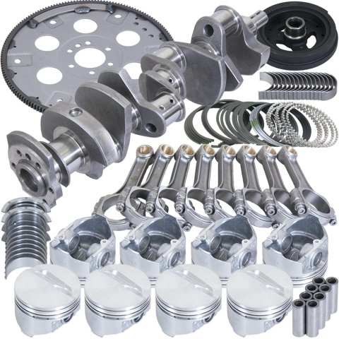 Eagle Chevy 350 3.750in Crank 5.700in I-Beam Rods -7cc Flat Top 4.000in Pistons Balanced Assembly