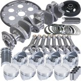 Eagle Chevy 350 3.750in Crank 5.700in I-Beam Rods -7cc Flat Top 4.060in Pistons Balanced Assembly thumbnail 1