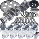 Eagle Chevy 350 1Pc 3.750in Crank 5.700in I-Beam Rods 4.040in Pistons 168 Tooth FP Balanced Assembly thumbnail 1