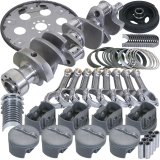 Eagle Chevy 350 1Pc 3.750in Crank 5.700in I-Beam Rods 4.030in Pistons 168 Tooth FP Balanced Assembly thumbnail 3