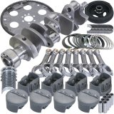 Eagle Chevy 350 1Pc 3.750in Crank 5.700in I-Beam Rods 4.040in Pistons 153 Tooth FP Balanced Assembly thumbnail 2