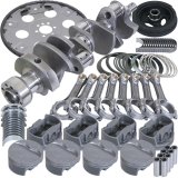 Eagle Chevy 350 1Pc 3.750in Crank 6.000in I-Beam Rods 4.060in Pistons 168 Tooth FP Balanced Assembly thumbnail 3