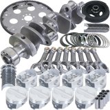 Eagle Chevy 350 1Pc 3.750in Crank 5.700in I-Beam Rod 4.040in Pistons 168 Tooth FP Balanced Assembly thumbnail 2