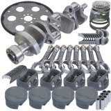 Eagle Chevy 350 1Pc 3.750in Crank 6.000in I-Beam Rod 4.040in Pistons 153 Tooth FP Balanced Assembly thumbnail 1