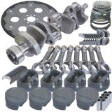 Eagle Chevy 350 1Pc 3.750in Crank 6.000in I-Beam Rod 4.060in Pistons 168 Tooth FP Balanced Assembly thumbnail 1