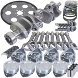 Eagle Chevy 350 1Pc 3.750in Crank 5.700in I-Beam Rod 4.040in Pistons 153 Tooth FP Balanced Assembly thumbnail 1