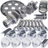 Eagle Chevy 350 1Pc 3.750in Crank 5.700in I-Beam Rods 4.060in Pistons 168 Tooth FP Balanced Assembly thumbnail 1