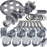 Eagle Chevy 305 1Pc 3.480in Crank 5.700in I-Beam Rods 3.776in Pistons 153 Tooth FP Balanced Assembly thumbnail 2