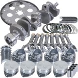 Eagle Chevy 305 1Pc 3.480in Crank 5.700in I-Beam Rods 3.796in Pistons 168 Tooth FP Balanced Assembly thumbnail 2