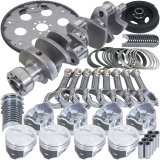 Eagle Chevy 350 1Pc 3.750in Crank 5.700in I-Beam Rods 4.060in Pistons 168 Tooth FP Balanced Assembly thumbnail 1