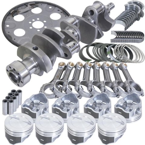 Eagle Chevy LT1350 1Pc 3.750in Crank 5.700in I-Beam 4.060in Pistons 153 Tooth FP Balanced Assembly