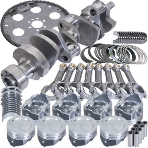 Eagle Chevy LT1350 1Pc 3.750in Crank 5.700in I-Beam Rods 4.030in Pistons 153 Tooth FP Bal Assembly thumbnail 3