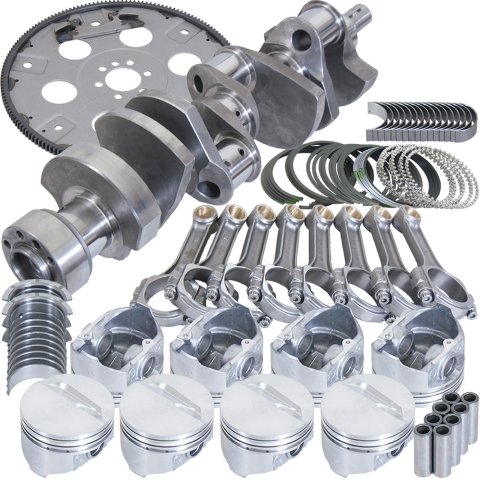 Eagle Chevy LT1350 1Pc 3.750in Crank 5.700in I-Beam Rods 4.040in Pistons 168 Tooth FP Blncd Assembly