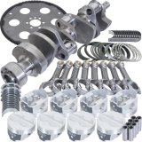 Eagle Chevy 350 1Pc 3.750in Crank 5.700in I-Beam Rods -10cc 4.060in Pistons Balanced Assembly thumbnail 1