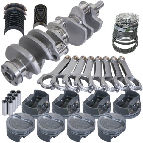 Eagle Ford 351W 4.000in Crank 6.250in H-Beam -6.6cc Flat Top 4.155in Pistons Balanced Assembly