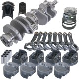 Eagle Ford 351W 4.000in Crank 6.250in I-Beam Rods -26cc Inv Dome 4.040in Pistons Balanced Assembly thumbnail 2