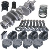 Eagle Ford 351W 4.000in Crank 6.250in I-Beam Rods -20cc Inv Dome 4.040in Pistons Balanced Assembly thumbnail 2