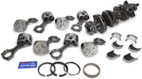 Eagle Chevy 350 2Pc 3.480in Crank 5.700in I-Beam Rods Cast -7cc 4.030in Pistons Balanced Assembly thumbnail 5