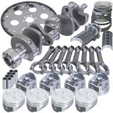 Eagle Chevy 350 1Pc 3.480in Crank 5.700in I-Beam Rods 4.000in Pistons 168 Tooth FP Balanced Assembly thumbnail 1