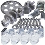 Eagle Chevy 350 1Pc 3.480in Crank 5.700in I-Beam Rods 4.060in Pistons 153 Tooth FP Balanced Assembly thumbnail 1