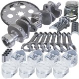 Eagle Chevy 350 1Pc 3.480in Crank 5.700in I-Beam Rods 4.060in Pistons 168 Tooth FP Balanced Assembly thumbnail 2