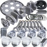Eagle Chevy 350 2Pc 3.750in Crank 5.700in I-Beam Rods 4.060in Pistons 168 Tooth FP Balanced Assembly thumbnail 1