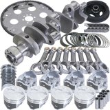 Eagle Chevy 350 1Pc 3.750in Crank 5.700in I-Beam Rods 4.000in Pistons 168 Tooth FP Balanced Assembly thumbnail 1