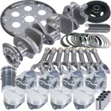 Eagle Chevy 350 1Pc 3.750in Crank 5.700in I-Beam Rods 4.040in Pistons 153 Tooth FP Balanced Assembly thumbnail 4