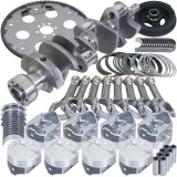 Eagle Chevy 350 1Pc 3.750in Crank 5.700in I-Beam Rods 4.040in Pistons 168 Tooth FP Balanced Assembly thumbnail 3