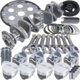 Eagle Chevy 350 2Pc 3.750in Crank 5.700in I-Beam Rods 4.060in Pistons 168 Tooth FP Balanced Assembly thumbnail 1