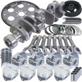 Eagle Chevy 350 1Pc 3.750in Crank 5.700in I-Beam Rods 4.000in Pistons 153 Tooth FP Balanced Assembly thumbnail 3