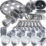 Eagle Chevy 350 1Pc 3.750in Crank 5.700in I-Beam Rods 4.060in Pistons 168 Tooth FP Balanced Assembly thumbnail 1