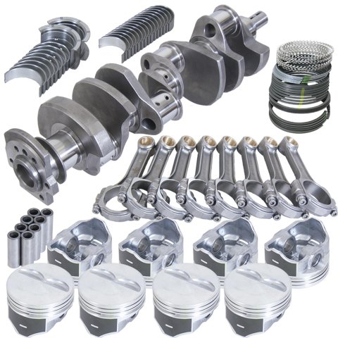 Eagle Chevy 350 2Pc 3.750in Crank 5.700in I-Beam Rod -5cc Flat Top 4.040in Pistons Balanced Assembly thumbnail 1