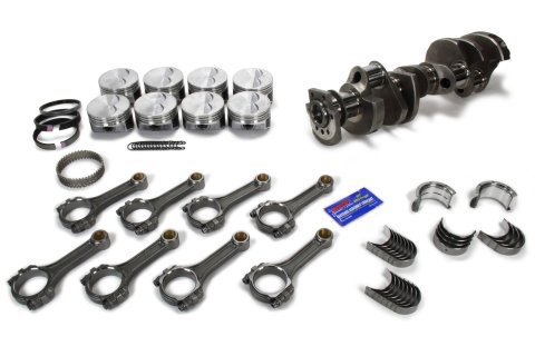 Eagle Chevy 350 2Pc 3.750in Crank 5.700in I-Beam Rod -5cc Flat Top 4.040in Pistons Balanced Assembly thumbnail 5