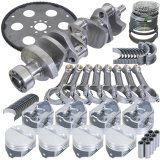 Eagle Chevy 350 1Pc 3.750in Crank 5.700in I-Beam Rods 4.000in Pistons 153 Tooth FP Balanced Assembly thumbnail 3