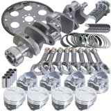 Eagle Chevy 350 1Pc 3.750in Crank 5.700in I-Beam Rods 4.030in Pistons 153 Tooth FP Balanced Assembly thumbnail 1