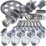 Eagle Chevy 350 1Pc 3.750in Crank 5.700in I-Beam Rods 4.000in Pistons 153 Tooth FP Balanced Assembly thumbnail 1