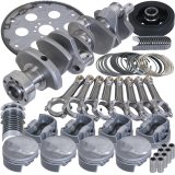 Eagle Chevy 454 1Pc 4.250in Crank 6.385in I-Beam Rods 4.280in Pistons 168 Tooth FP Balanced Assembly thumbnail 1