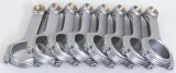 Eagle Chevrolet Small Block 5.700in Length Forged 4340 Steel Lightweight H-Beam Rods - Set of 8 thumbnail 5