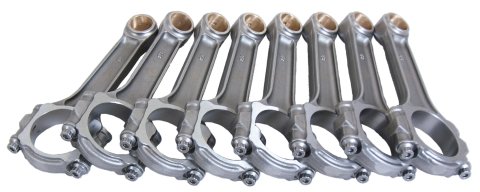 Eagle Chevrolet BB 6.700in 6.700in 5140 Steel 7/16in Bolts I-Beam Connecting Rods - Set of 8 thumbnail 7