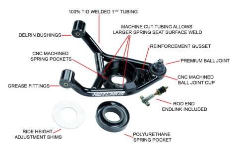 Hotchkis 64-72 GM A-Body Lower A-Arms thumbnail 5