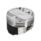 Manley Toyota 2JZGTE 86.5mm Bore +.5mm Oversize -1cc Dome 10:1 CR Turbo Tuff Piston Set w/ Rings thumbnail 4