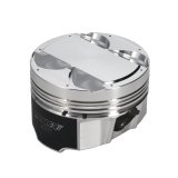 Manley Mitsubishi 4B11 86.5mm Bore 9.0:1 CR -5cc Dish Turbo Tuff Piston Set w/ Rings thumbnail 2