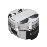 Manley Mitsubishi 4B11 86.5mm Bore 9.0:1 CR -5cc Dish Turbo Tuff Piston Set w/ Rings thumbnail 7