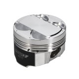 Manley Mitsubishi 4B11 86.5mm Bore 9.0:1 CR -5cc Dish Turbo Tuff Piston Set w/ Rings thumbnail 9