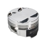 Manley Mitsubishi 4B11 86mm Bore 9.0:1 CR -5cc Dish Turbo Tuff Piston Set w/ Rings thumbnail 1