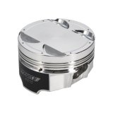 Manley Mitsubishi 4B11 86mm Bore 9.0:1 CR -5cc Dish Turbo Tuff Piston Set w/ Rings thumbnail 6